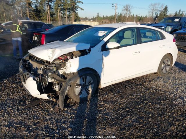 KMHC65LC8NU277666 Hyundai Ioniq Hybrid Blue