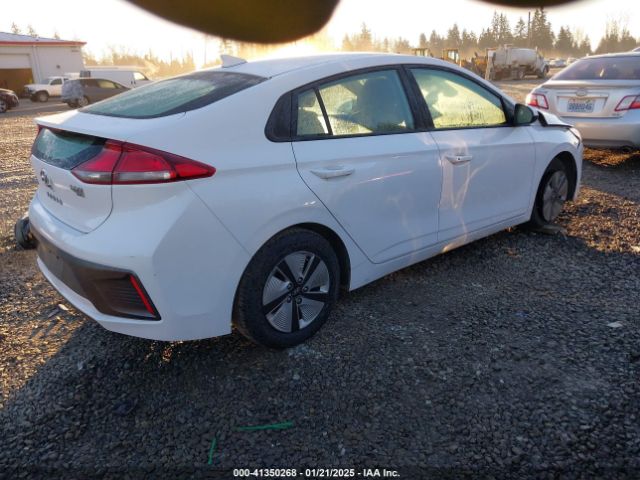 KMHC65LC8NU277666 Hyundai Ioniq Hybrid Blue