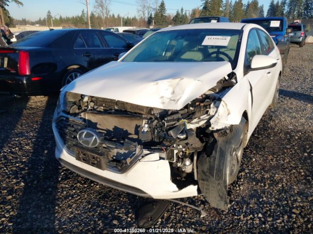 KMHC65LC8NU277666 Hyundai Ioniq Hybrid Blue