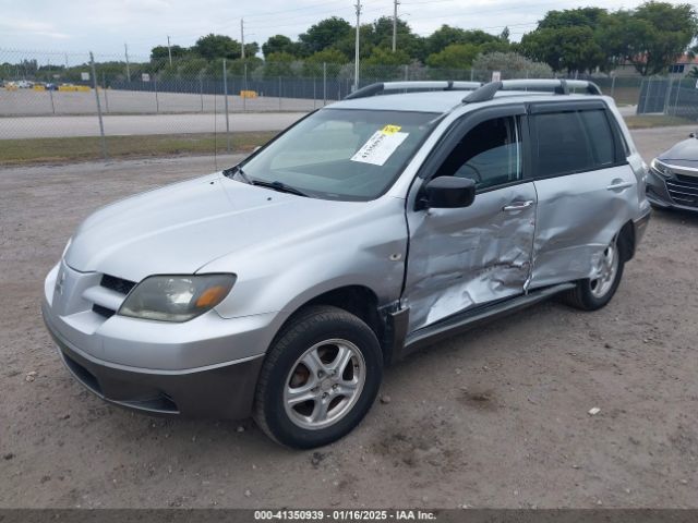 2004 MITSUBISHI OUTLANDER JA4LX31FX4U006619 Photo 1