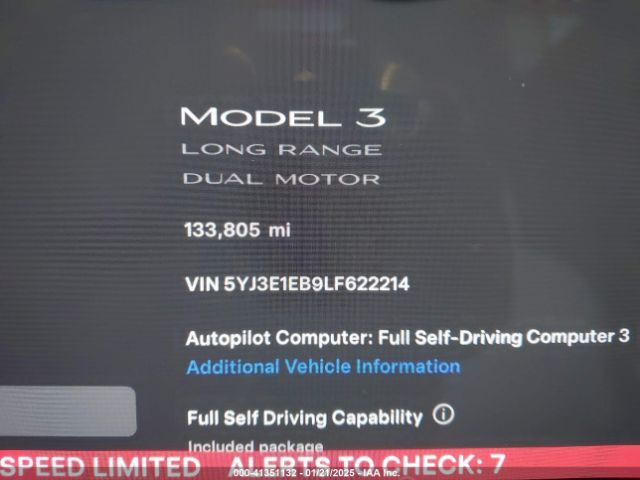 2020 TESLA MODEL 3 5YJ3E1EB9LF622214 Photo 6