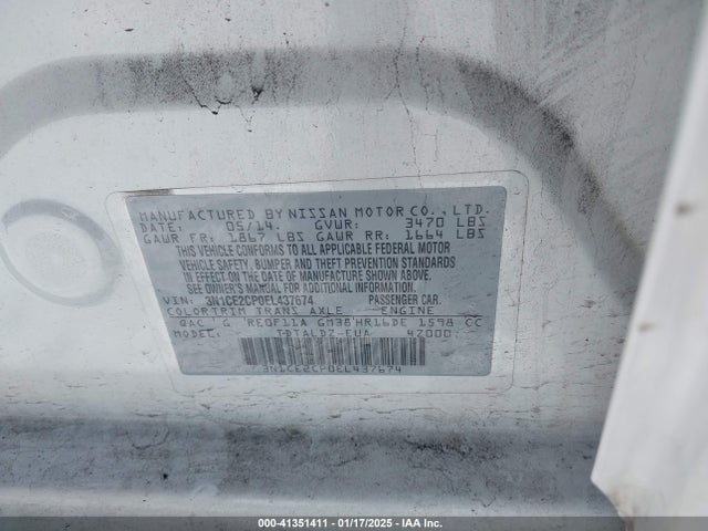 Nissan Versa Note Sv 2014 3N1CE2CP0EL437674 Image 9