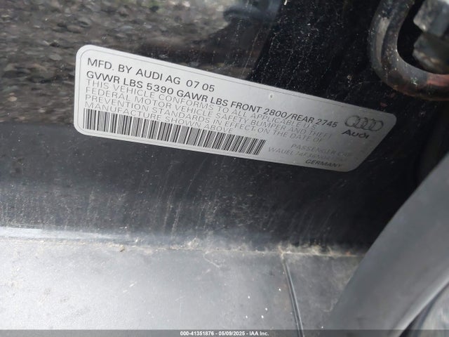 2006 AUDI A6 WAUEL74F36N041297 Photo 8