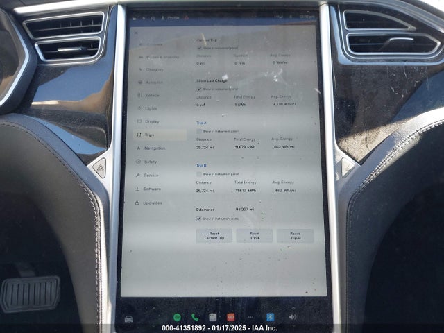 2014 TESLA MODEL S 5YJSA1H17EFP53669 Photo 6