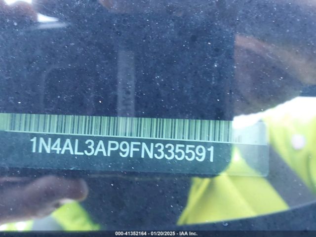 1N4AL3AP9FN335591 Nissan Altima 2.5/2.5 S/2.5 Sl/2.5 Sv
