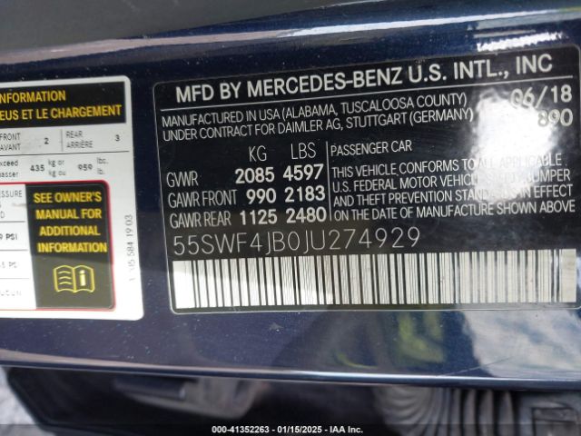 2018 MERCEDES-BENZ C 300 55SWF4JB0JU274929 Photo 8