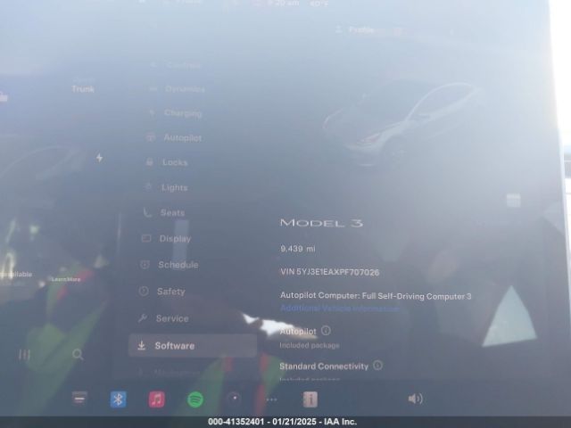 5YJ3E1EAXPF707026 Tesla Model 3 Rear-wheel Drive
