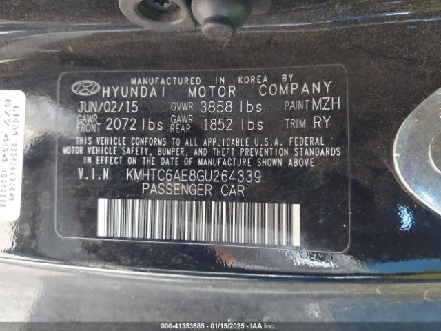 KMHTC6AE8GU264339 Hyundai Veloster Turbo