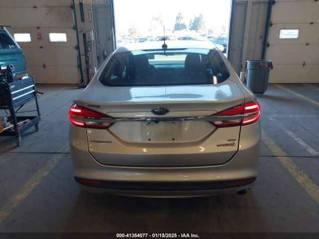 3FA6P0LU0HR158411 Ford Fusion Hybrid Se
