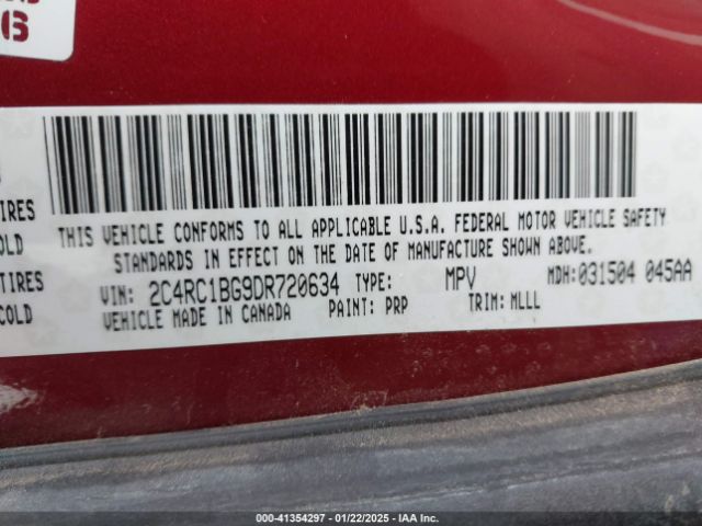 2013 CHRYSLER TOWN & COUNTRY 2C4RC1BG9DR720634 Photo 8