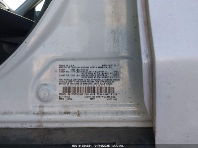 2013 MITSUBISHI OUTLANDER SPORT 4A4AP3AU6DE008818 Photo 8