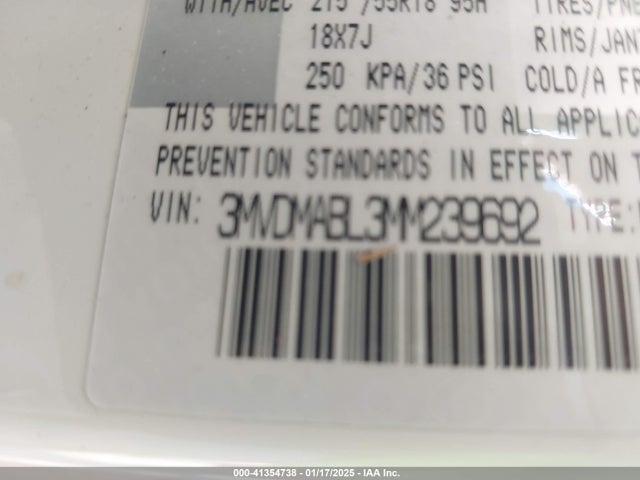 3MVDMABL3MM239692 Mazda Cx-30 Select