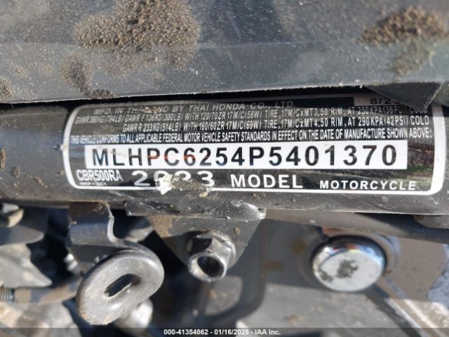 2023 HONDA CBR500 MLHPC6254P5401370 Photo 9