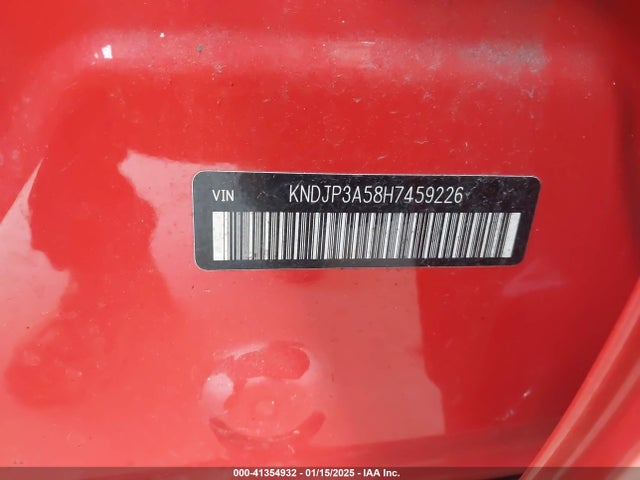 KIA SOUL + 2017 KNDJP3A58H7459226 Image 9