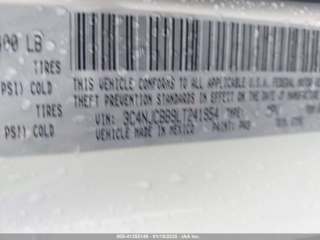 3C4NJCBB9LT241954 Jeep Compass Sun And Safety Fwd