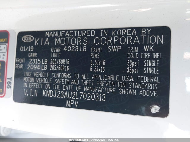 KIA SOUL LX 2020 KNDJ23AU2L7020313 Image 9