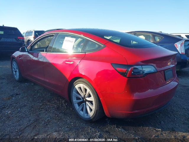 2022 TESLA MODEL 3 5YJ3E1EB8NF123391 Photo 2