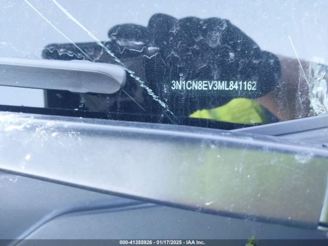 3N1CN8EV3ML841162 Nissan Versa Sv Xtronic Cvt