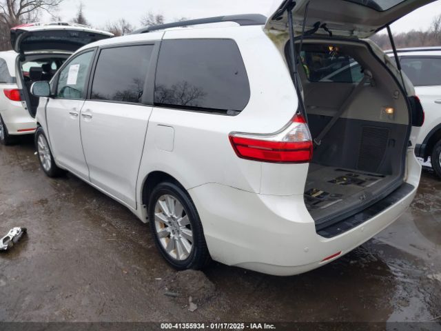 5TDDK3DC9FS115784 Toyota Sienna Xle/limited