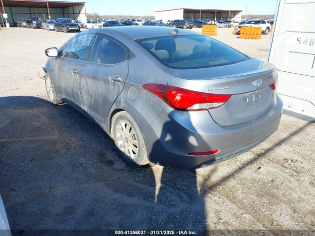 KMHDH4AE3FU225859 Hyundai ELANTRA SE