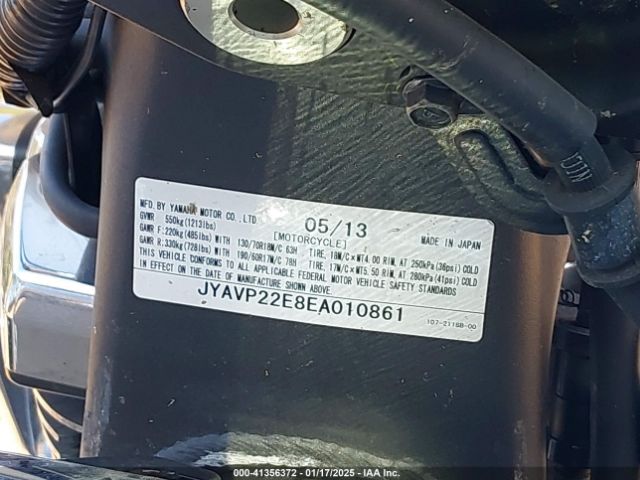 2014 YAMAHA XV1900 JYAVP22E8EA010861 Photo 9