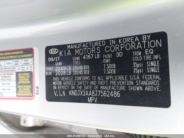 KNDJX3AA8J7562486 KIA Soul !