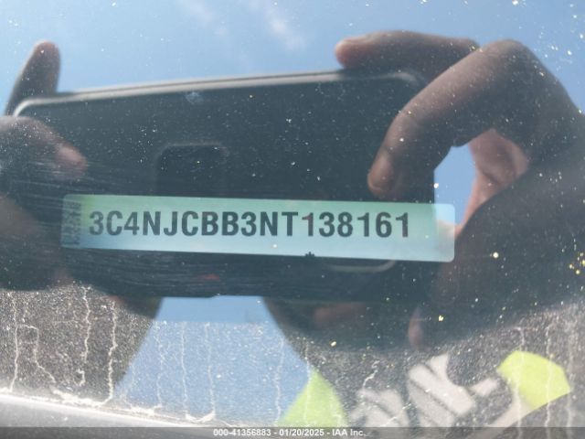 3C4NJCBB3NT138161 Jeep Compass Latitude Fwd
