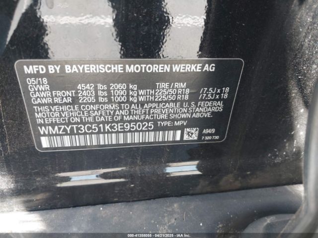 2019 MINI COUNTRYMAN WMZYT3C51K3E95025 Photo 8