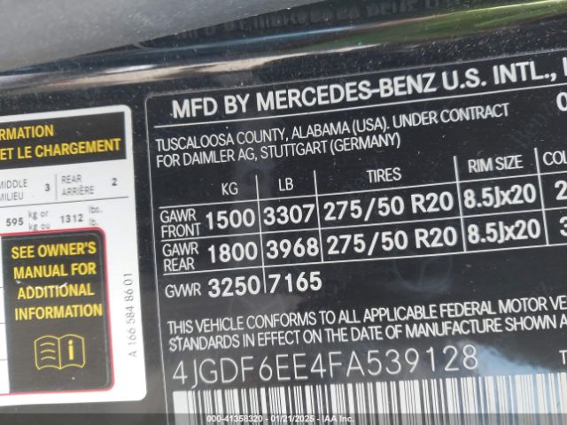 2015 MERCEDES-BENZ GL 450 4JGDF6EE4FA539128 Photo 8