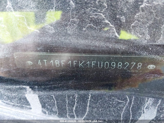 Toyota CAMRY SE 2015 4T1BF1FK1FU098278 Image 9