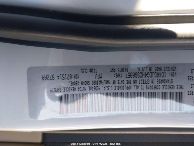 1C4RDJDG4HC960957 Dodge Durango Gt Awd