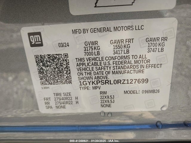 2024 CADILLAC LYRIQ 1GYKPSRL0RZ127699 Photo 8