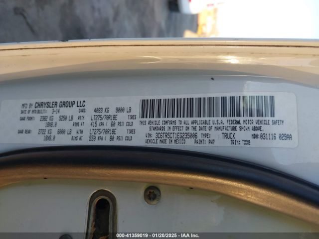 3C6TR5CT1EG235006 RAM 2500 Tradesman