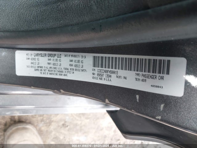 Chrysler 200 Limited 2015 1C3CCCAB9FN580015 Image 9
