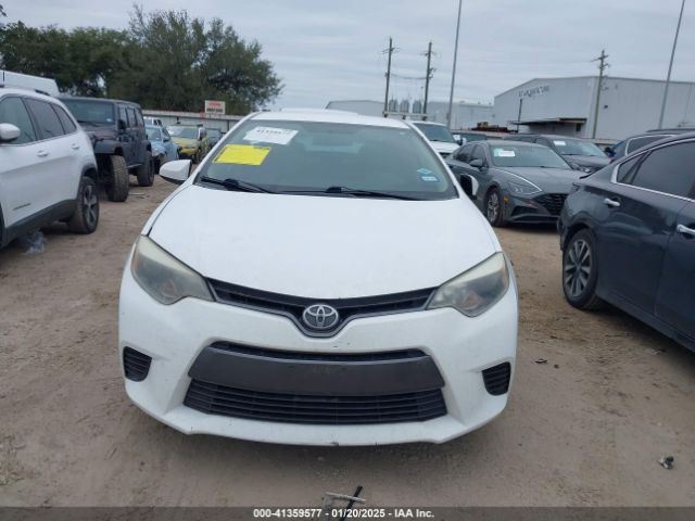 2T1BURHE5GC726924 Toyota COROLLA LE