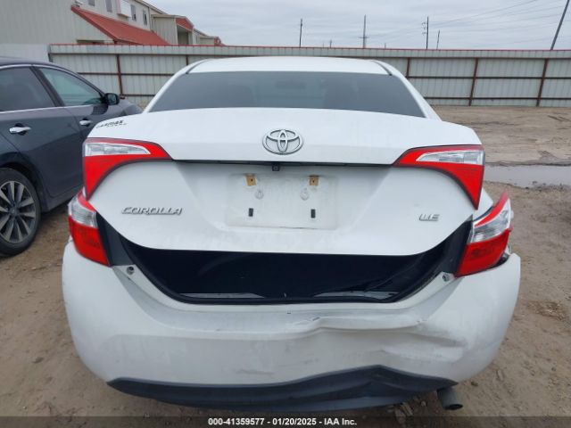 2T1BURHE5GC726924 Toyota COROLLA LE