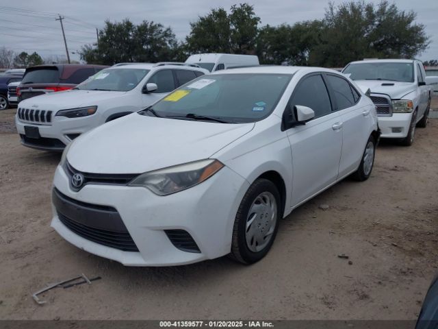 2T1BURHE5GC726924 Toyota COROLLA LE
