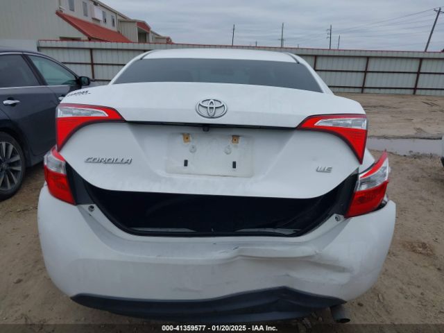 2T1BURHE5GC726924 Toyota COROLLA LE