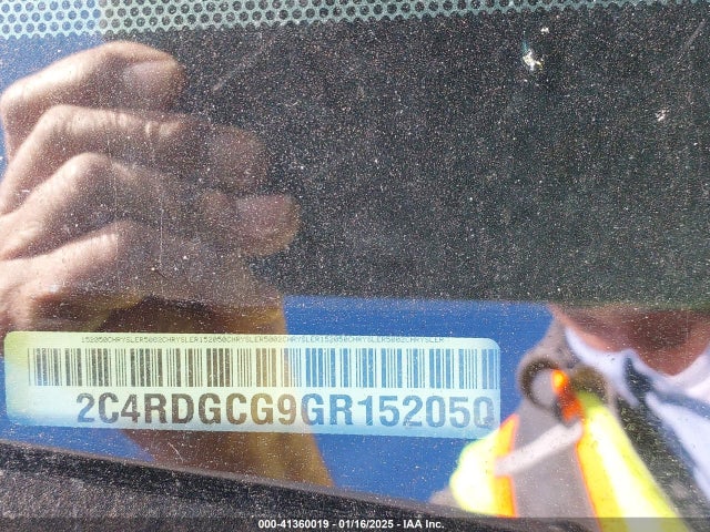 Dodge Grand Caravan Sxt 2016 2C4RDGCG9GR152050 Image 9