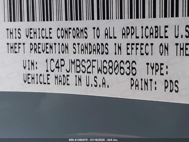 Jeep Cherokee Trailhawk 2015 1C4PJMBS2FW680636 Image 9