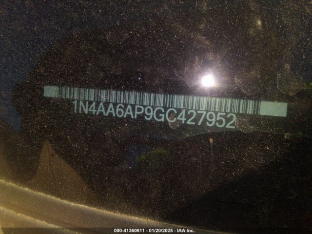 1N4AA6AP9GC427952 Nissan Maxima 3.5 S