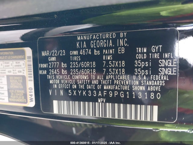 KIA Sportage Ex 2023 5XYK33AF9PG113180 Image 9