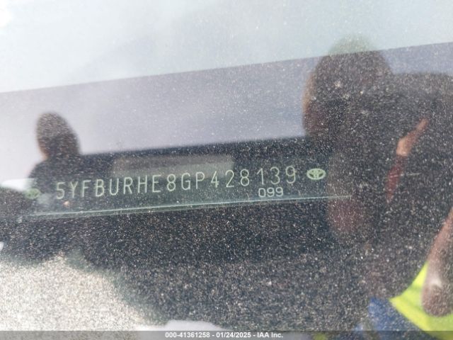 5YFBURHE8GP428139 Toyota Corolla S Plus