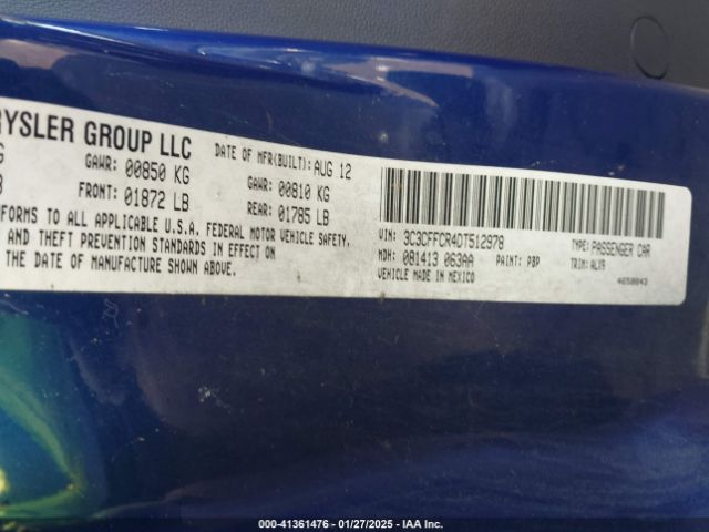 2013 FIAT 500 3C3CFFCR4DT512978 Photo 8