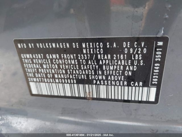 3VW6T7BU8LM099899 Volkswagen Jetta Gli 2.0t Autobahn/2.0t S