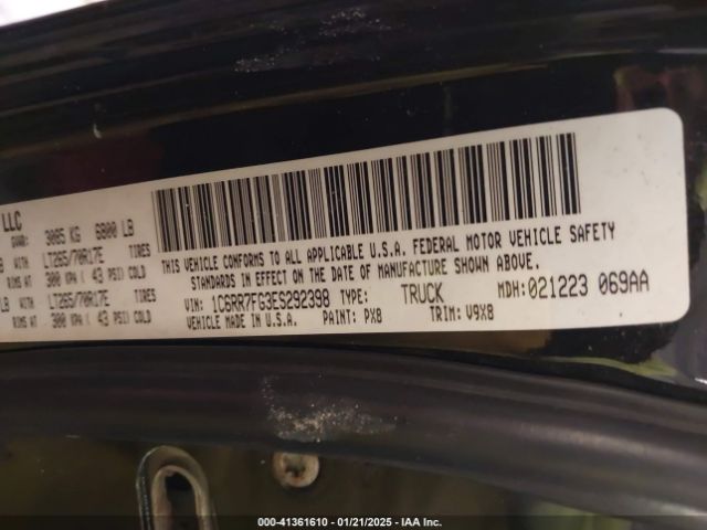 1C6RR7FG3ES292398 RAM 1500 Tradesman