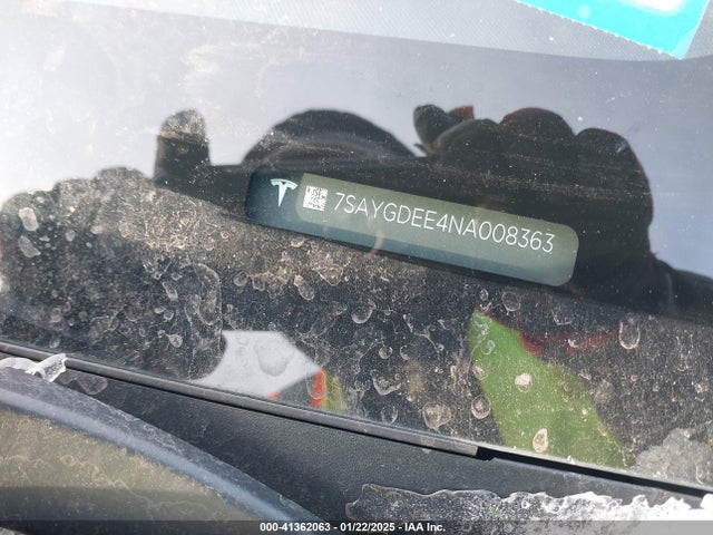 2022 TESLA MODEL Y 7SAYGDEE4NA008363 Photo 8