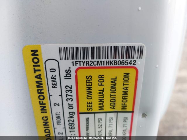 1FTYR2CM1HKB06542 Ford Transit-250
