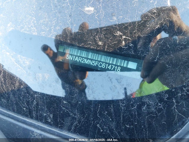 Nissan Pathfinder Sv 2015 5N1AR2MN5FC614718 Image 9