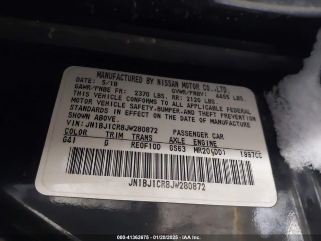 JN1BJ1CR8JW280872 Nissan Rogue Sport S